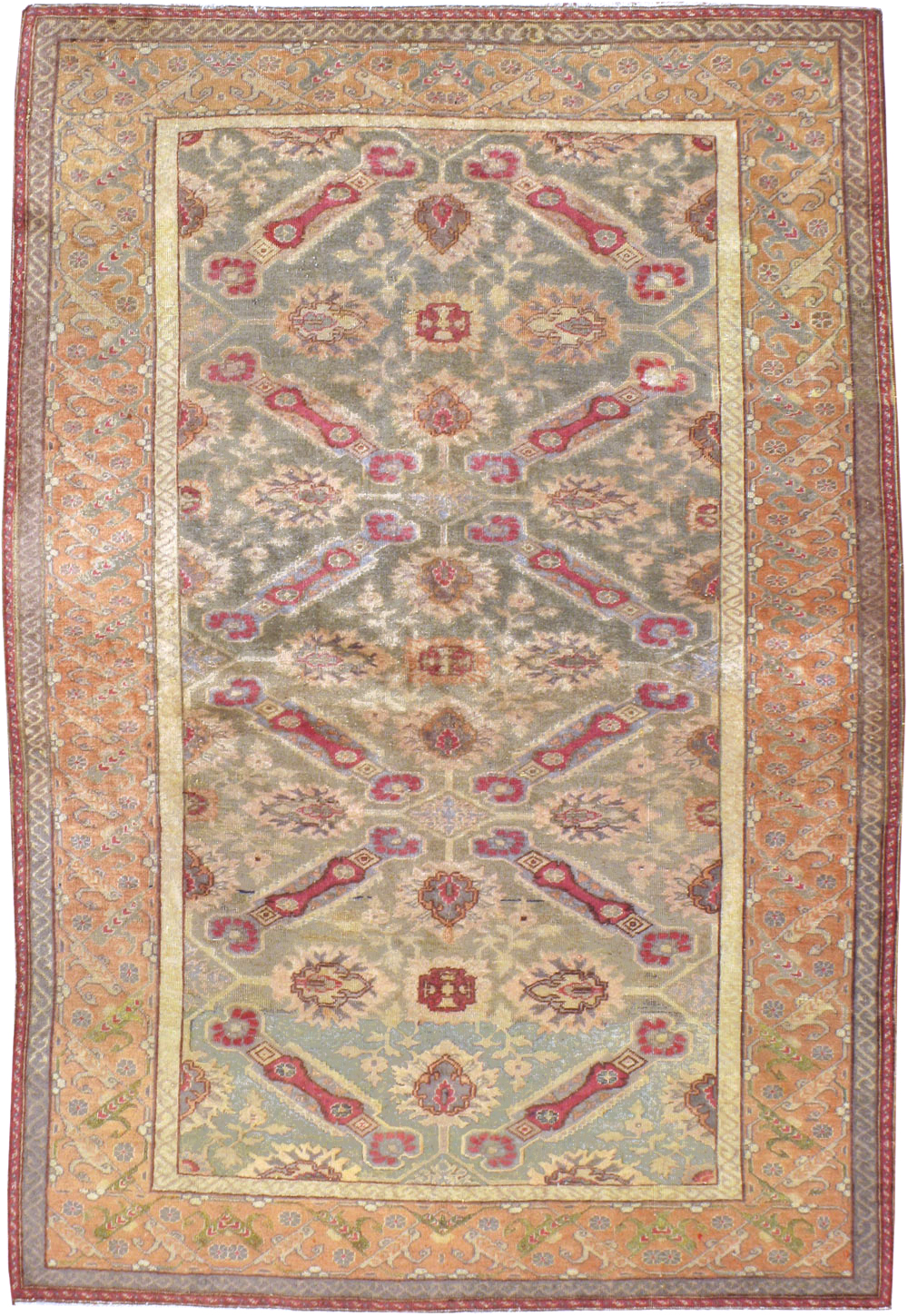 Vintage Turkish Sivas Rug, No.14429 - Gss