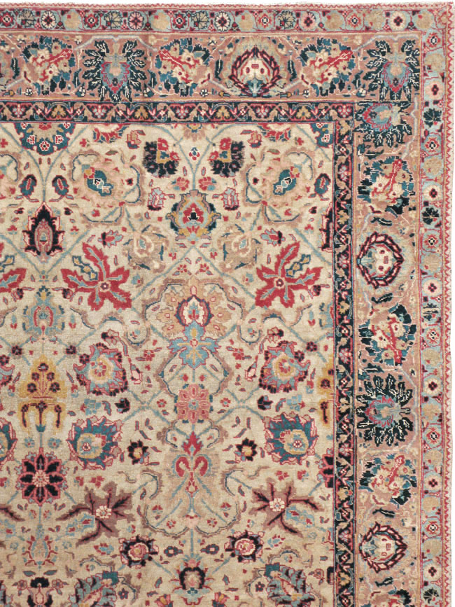 Antique Persian Tabriz Carpet, No.14434 - Gss
