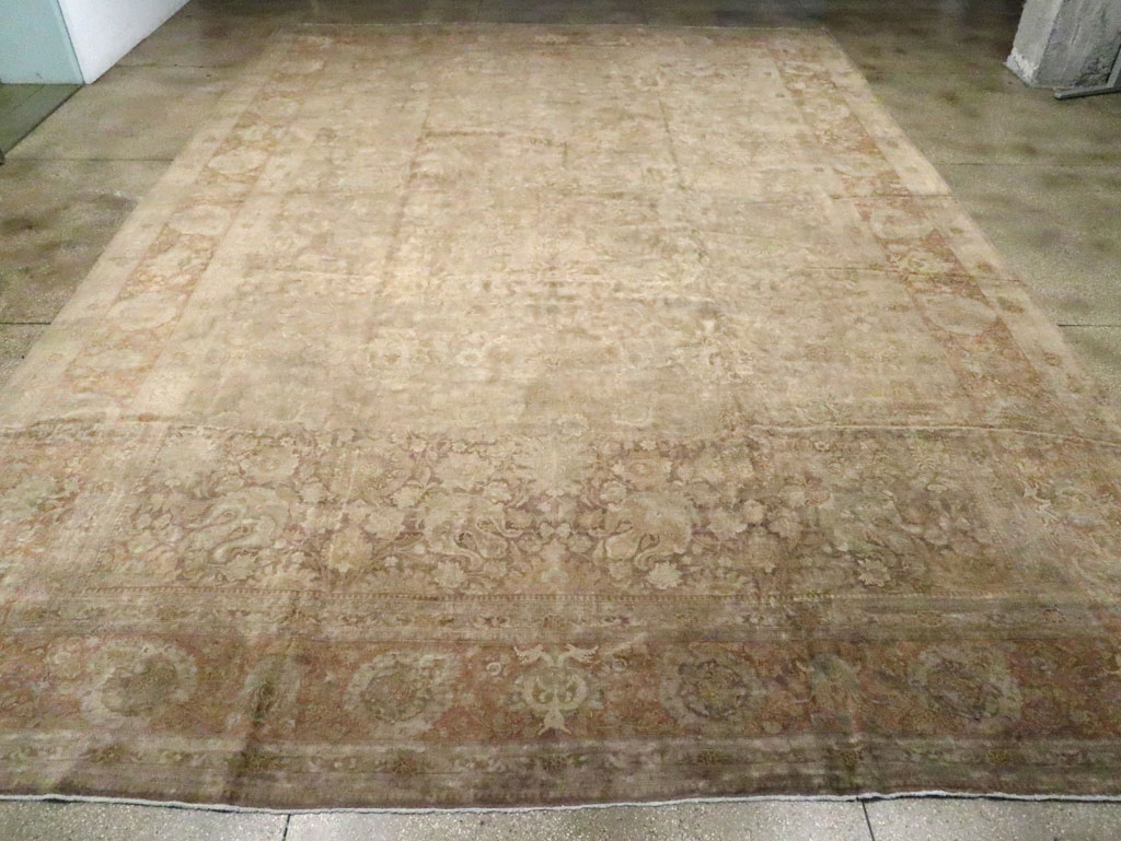 Antique Persian Tabriz Carpet, No.14454 - Gss