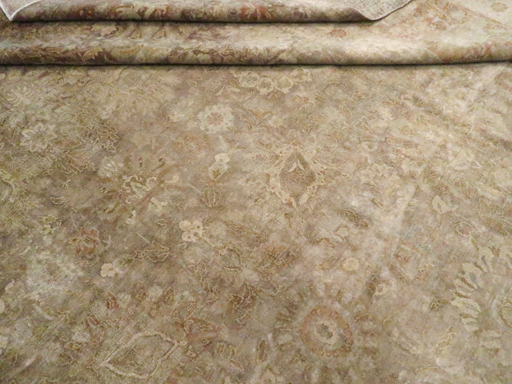 Antique Persian Tabriz Carpet, No.14454 - Gss