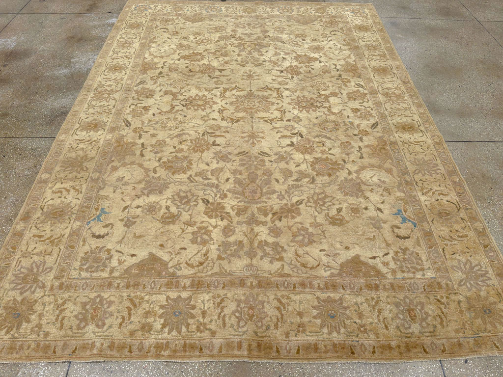 Antique Persian Tabriz Carpet, No.14456 - Gss