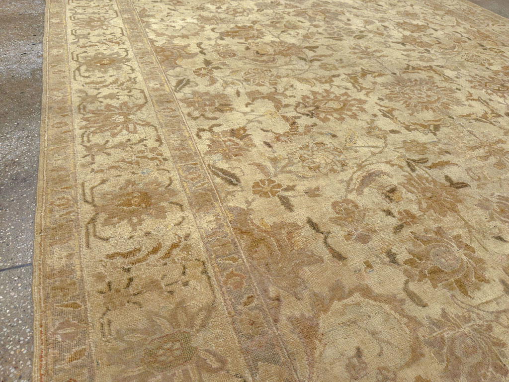 Antique Persian Tabriz Carpet, No.14456 - Gss