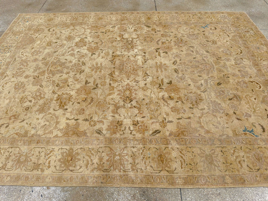 Antique Persian Tabriz Carpet, No.14456 - Gss