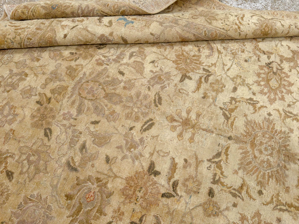 Antique Persian Tabriz Carpet, No.14456 - Gss