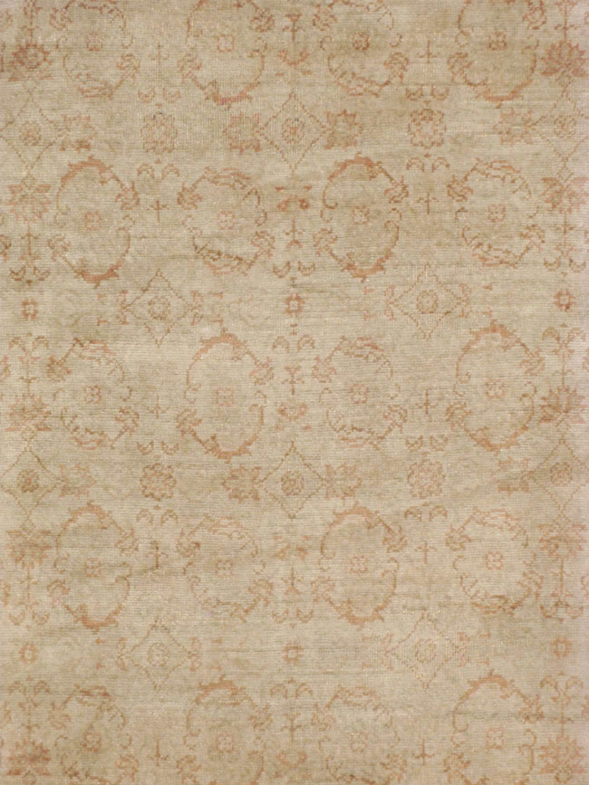 Antique Turkish Oushak Carpet, No.14506 - Gss