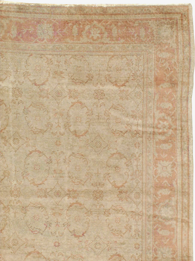 Antique Turkish Oushak Carpet, No.14506 - Gss