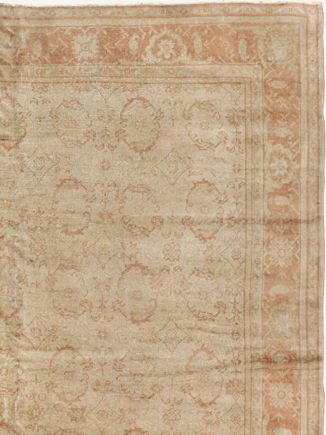 Antique Turkish Oushak Carpet, No.14506 - Gss