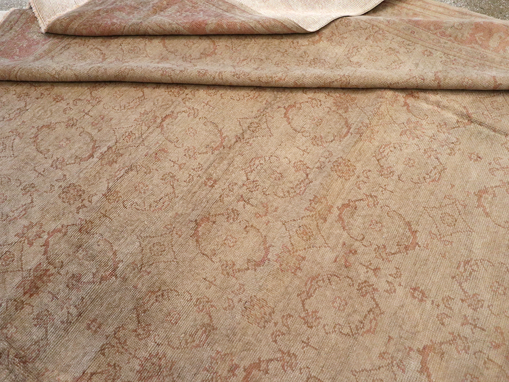 Antique Turkish Oushak Carpet, No.14506 - Gss