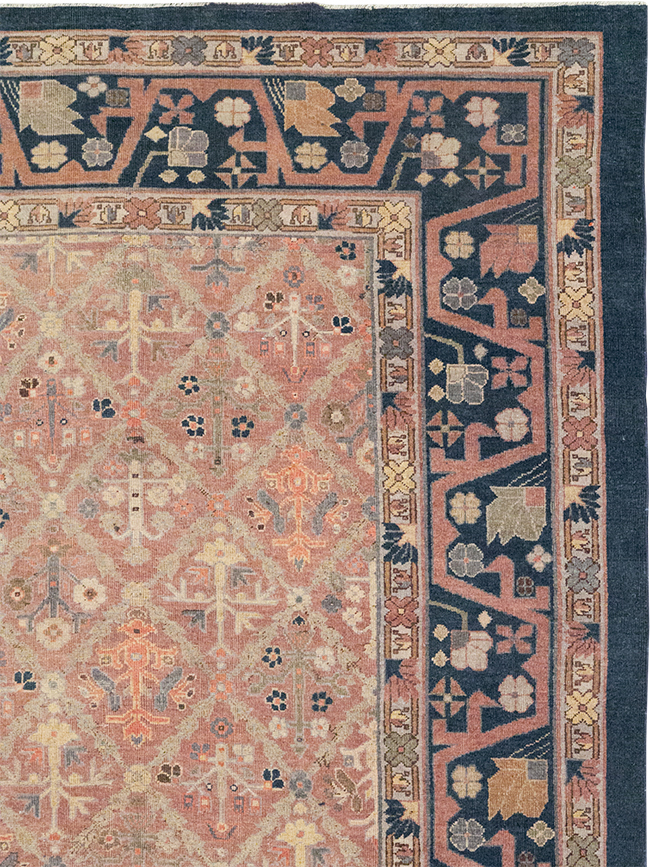 Antique Indian Lahore Room Size Carpet, No.14515 - Gss