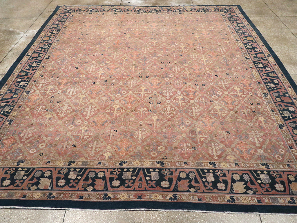 Antique Indian Lahore Room Size Carpet, No.14515 - Gss