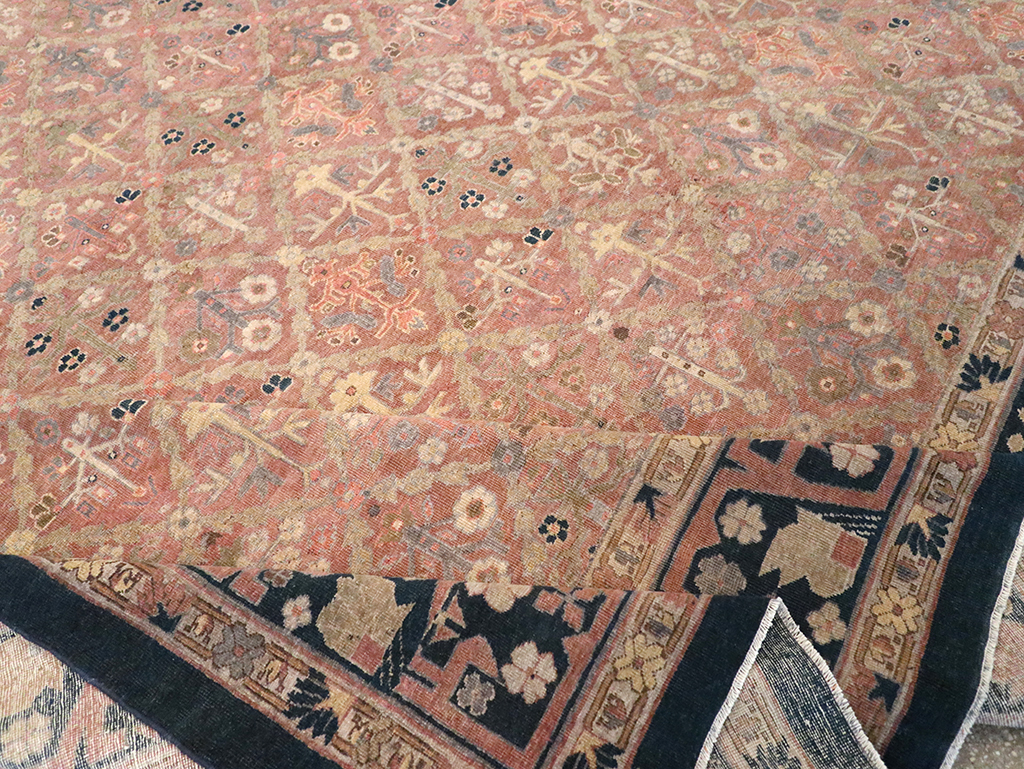 Antique Indian Lahore Room Size Carpet, No.14515 - Gss