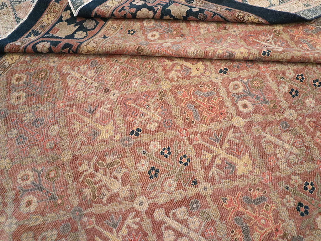 Antique Indian Lahore Room Size Carpet, No.14515 - Gss