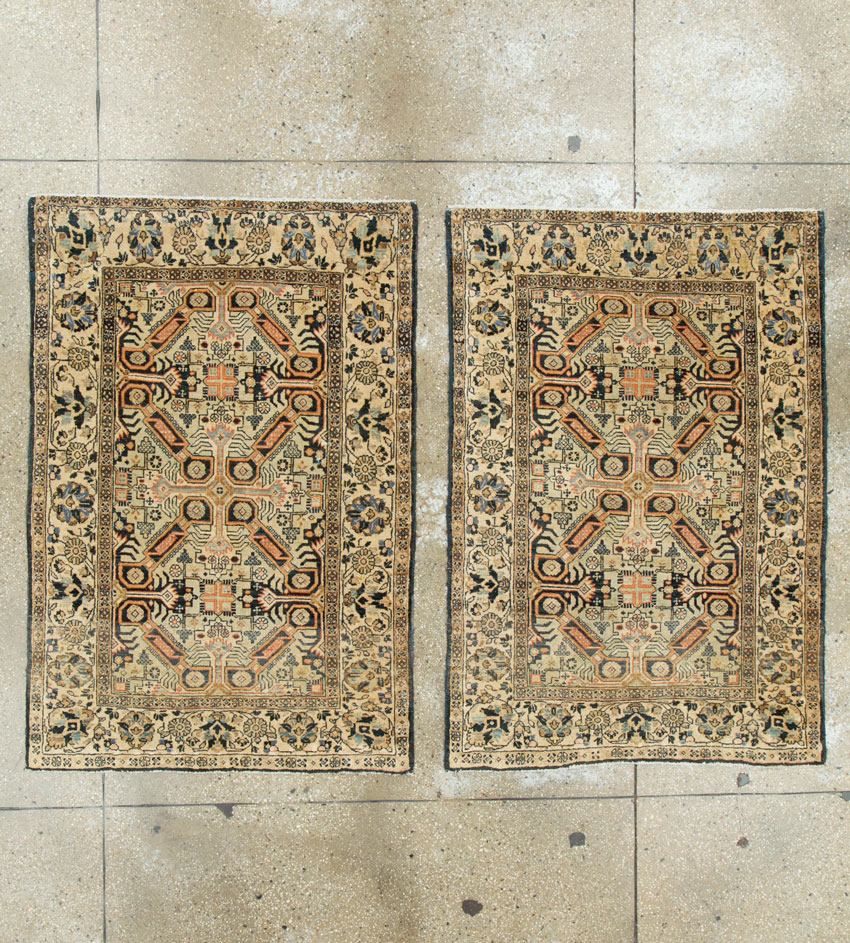 Vintage Persian Tabriz Rug (Pair: 1 of 2), No.14547 - Gss