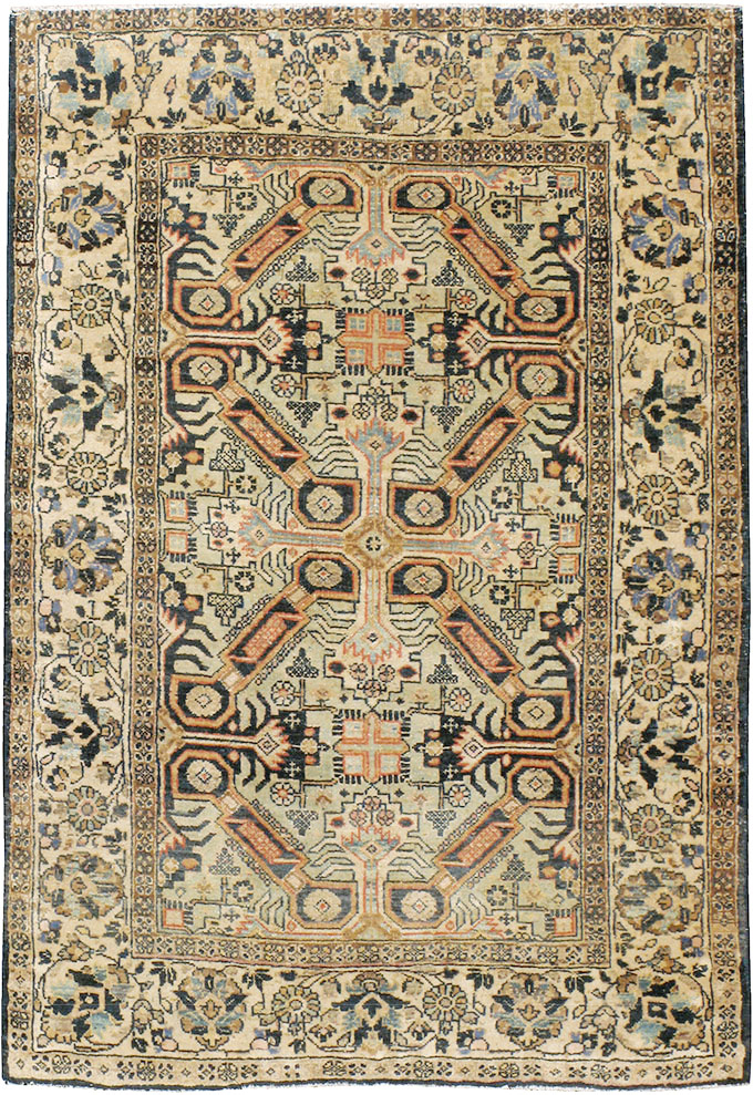 Vintage Persian Tabriz Rug (Pair: 2 of 2), No.14548 - Gss