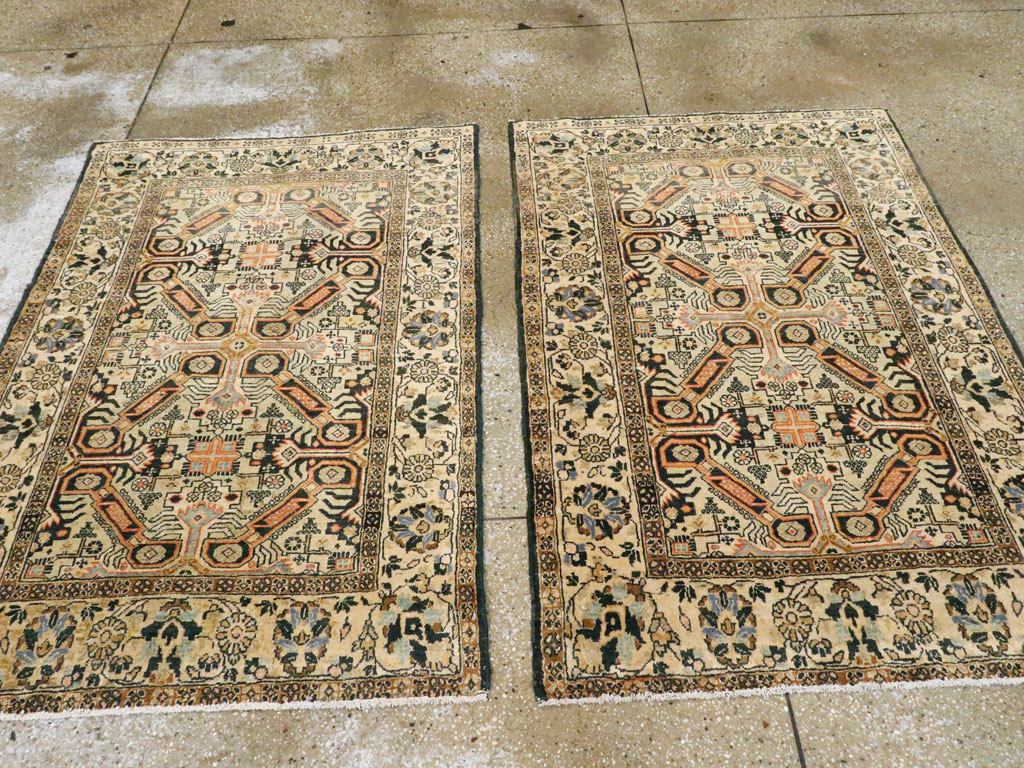 Vintage Persian Tabriz Rug (Pair: 2 of 2), No.14548 - Gss