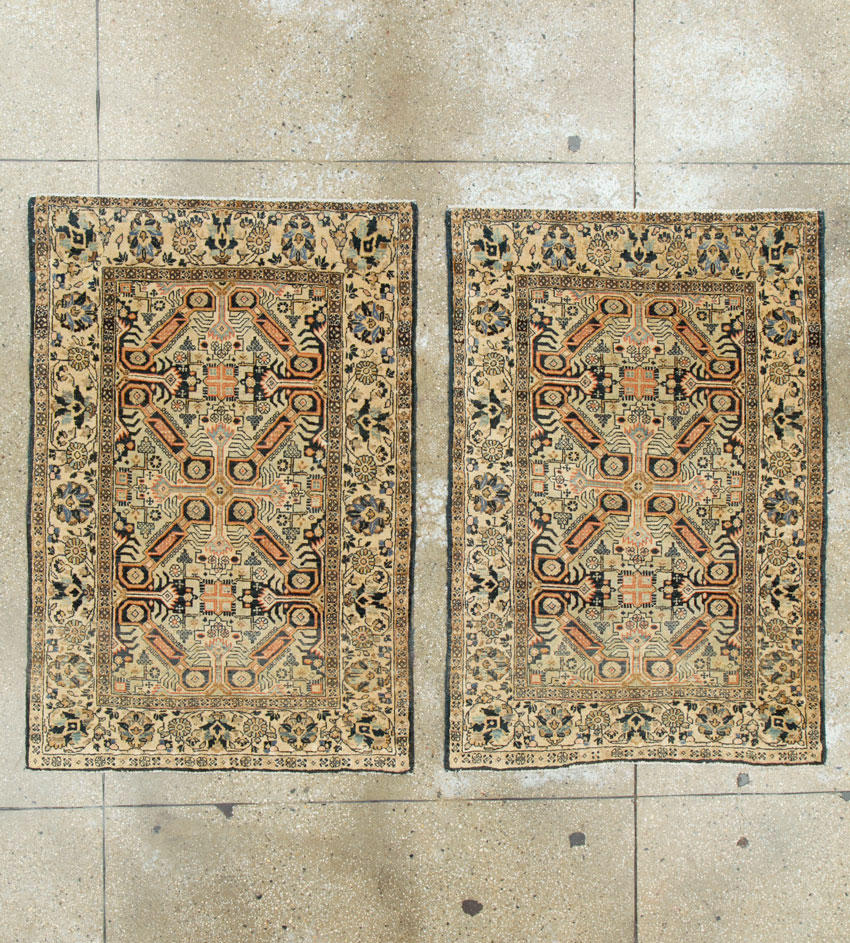 Vintage Persian Tabriz Rug (Pair: 2 of 2), No.14548 - Gss