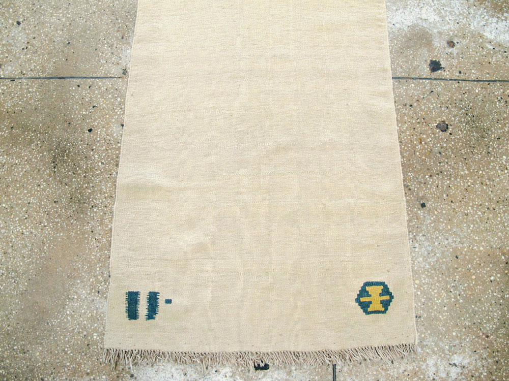 Vintage Persian Modernist Kilim, No.14566 - Gss