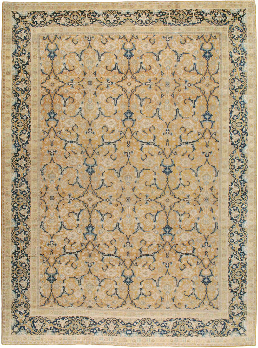 Antique Persian Tabriz Carpet, No.14568 - Gss