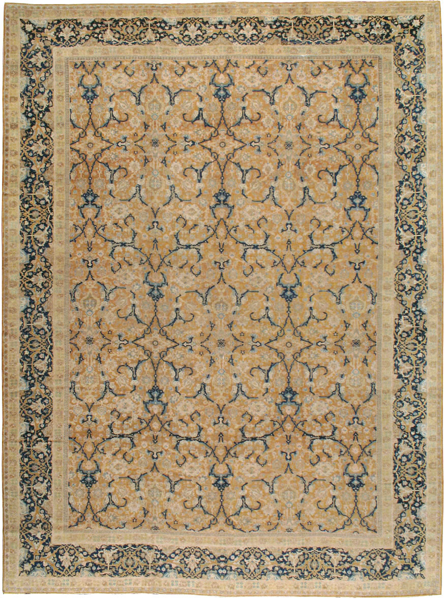 Antique Persian Tabriz Carpet, No.14568 - Gss