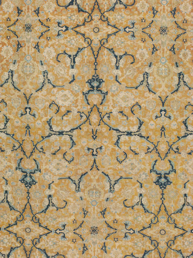 Antique Persian Tabriz Carpet, No.14568 - Gss
