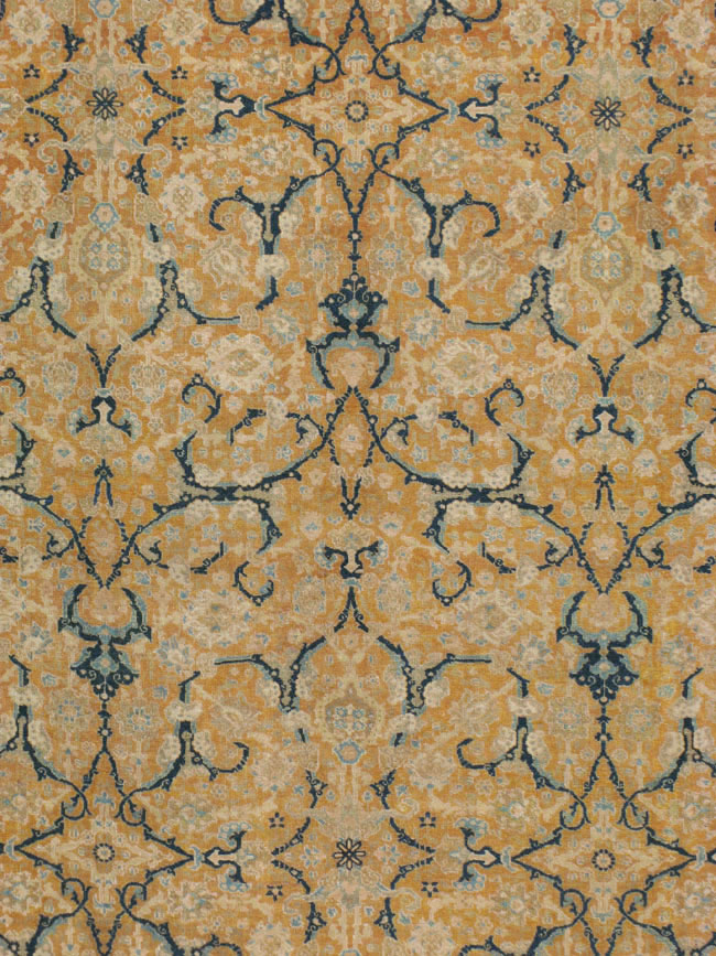 Antique Persian Tabriz Carpet, No.14568 - Gss