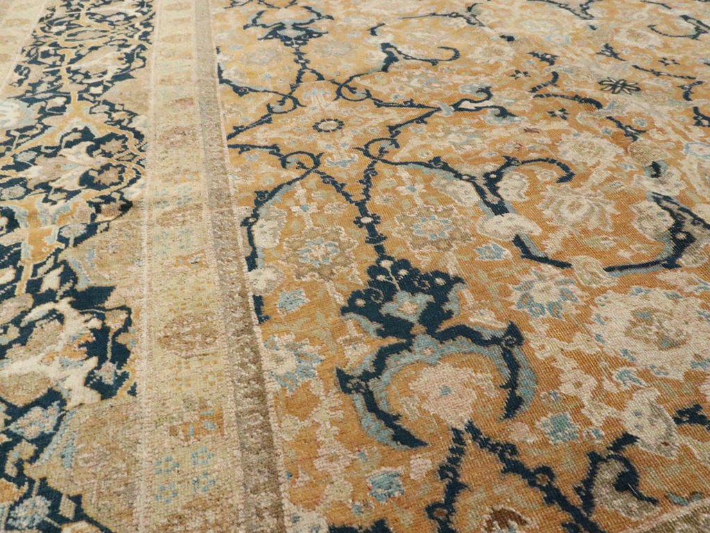 Antique Persian Tabriz Carpet, No.14568 - Gss