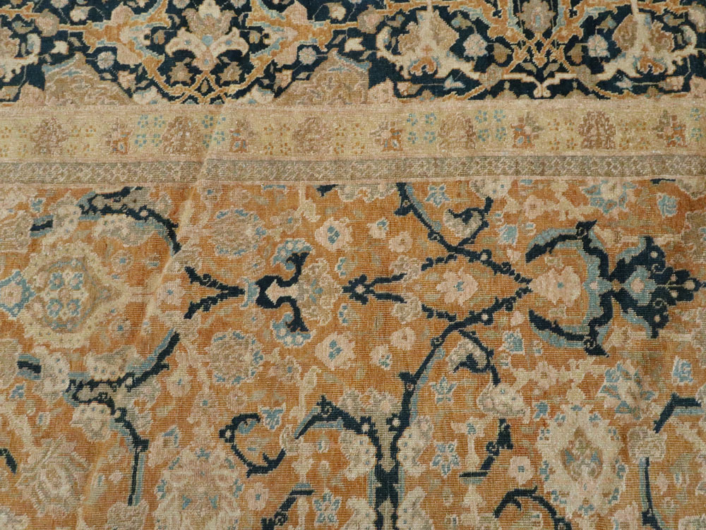 Antique Persian Tabriz Carpet, No.14568 - Gss