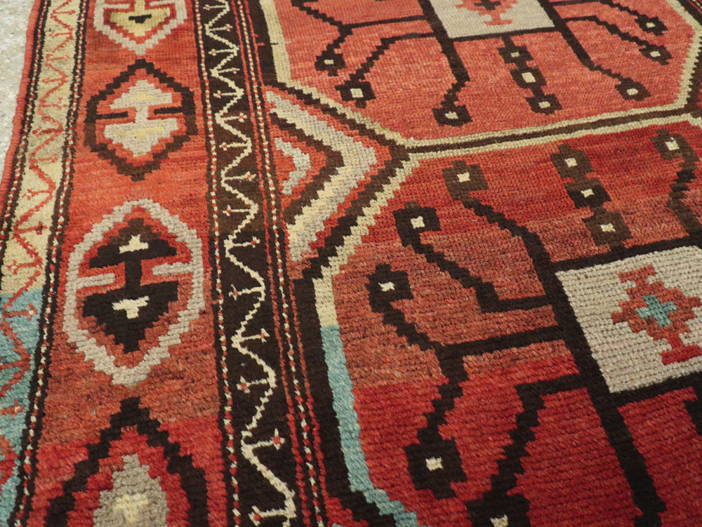 Antique Central Asian Beshir Runner, No.14582 - Gss