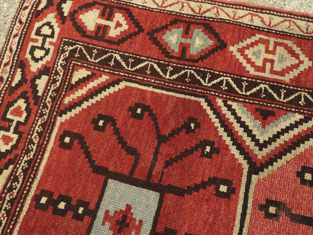 Antique Central Asian Beshir Runner, No.14582 - Gss