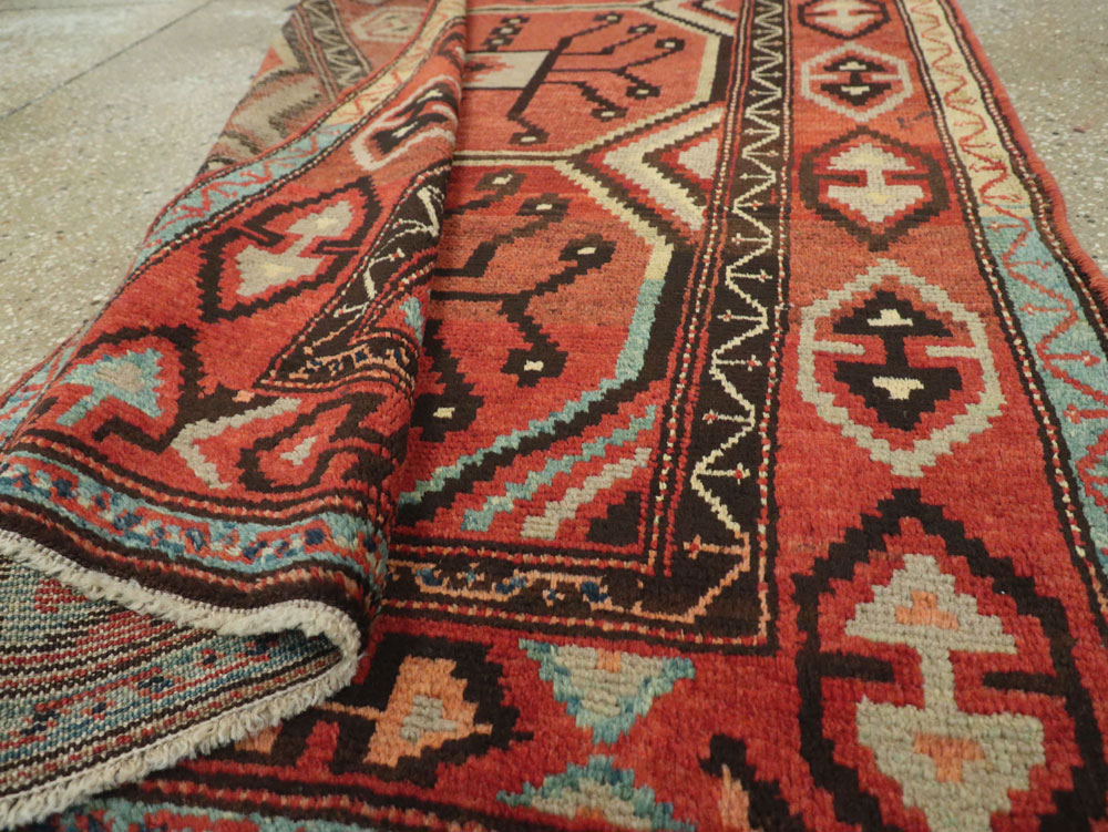 Antique Central Asian Beshir Runner, No.14582 - Gss