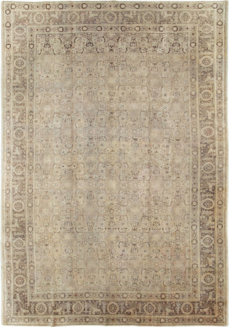 Antique Persian Tabriz Carpet, No.14584 - Gss