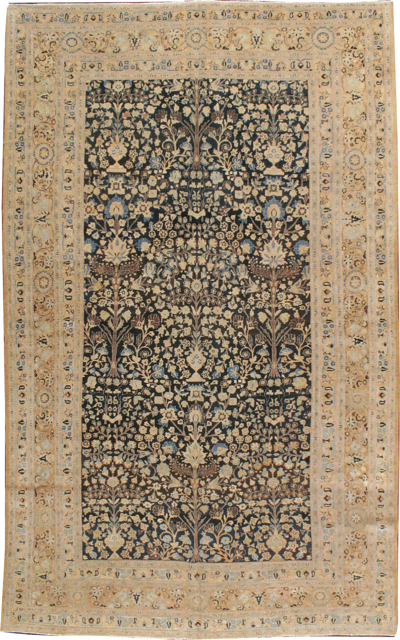 Antique Persian Mashad Carpet, No.14602 - Gss