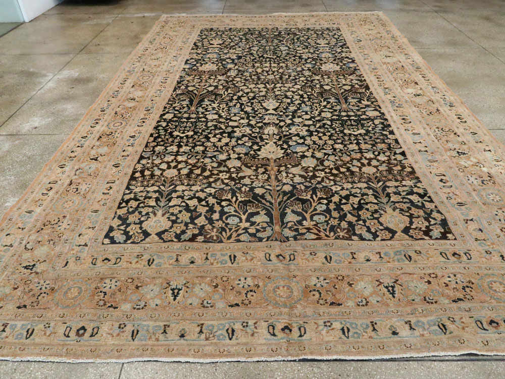Antique Persian Mashad Carpet, No.14602 - Gss