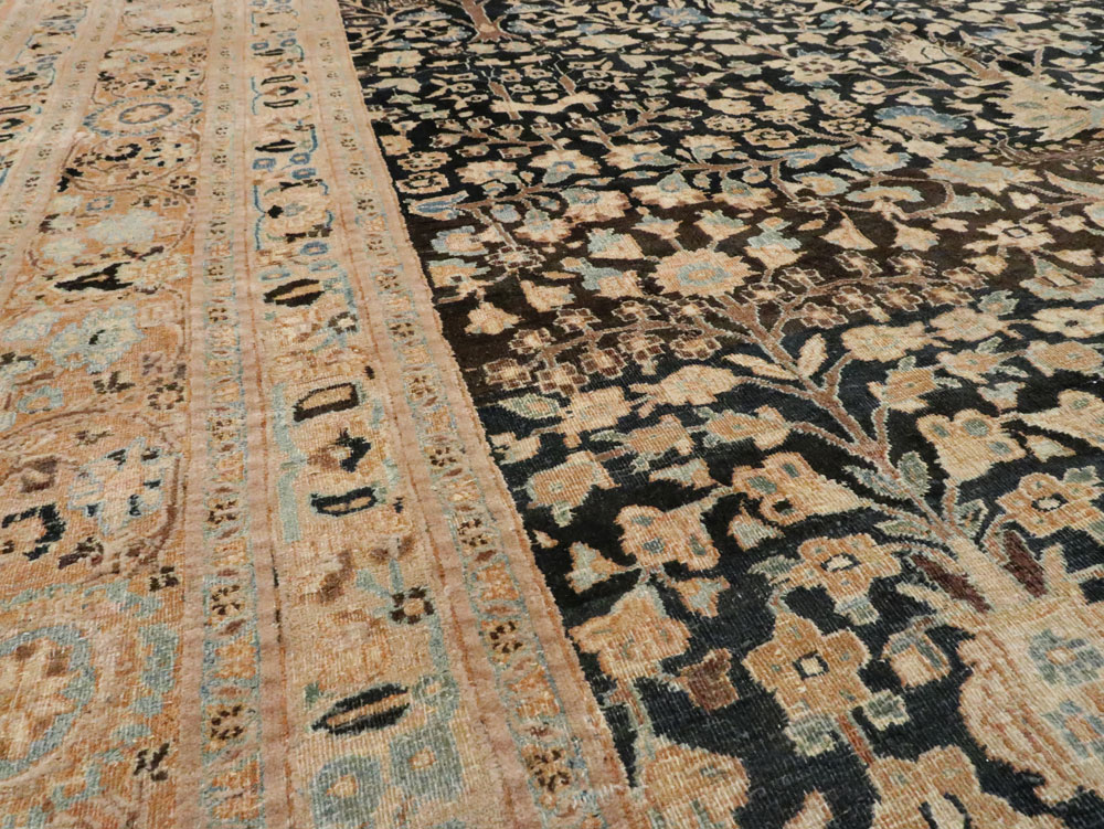 Antique Persian Mashad Carpet, No.14602 - Gss