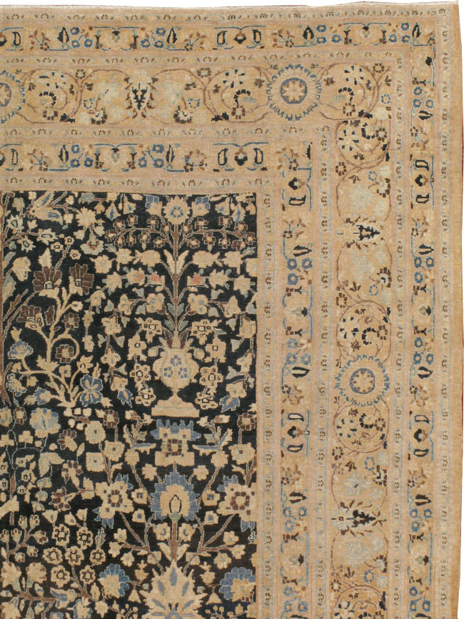 Antique Persian Mashad Carpet, No.14602 - Gss