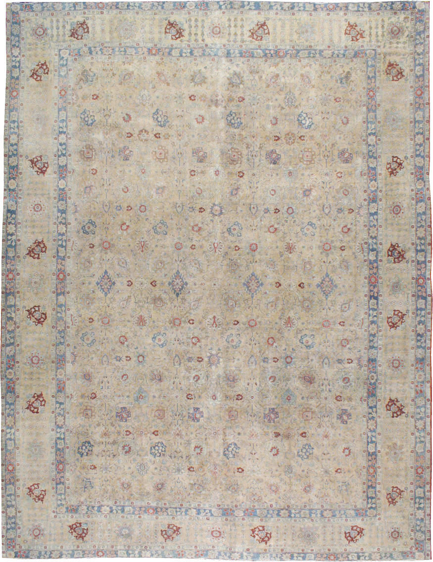 Antique Persian Tabriz Carpet, No.14615 - Gss