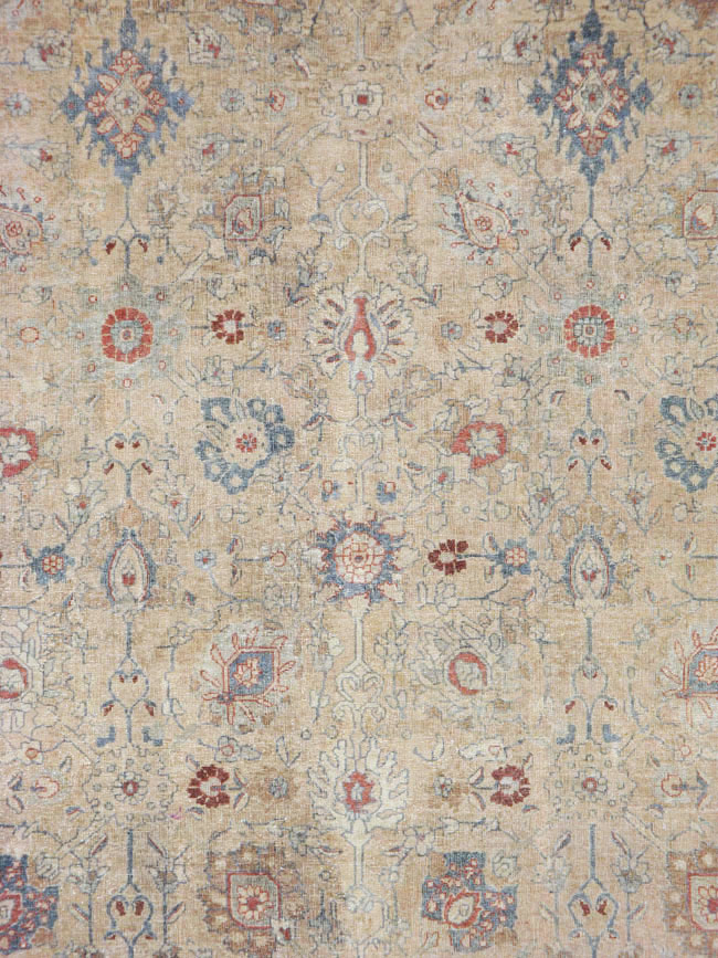 Antique Persian Tabriz Carpet, No.14615 - Gss