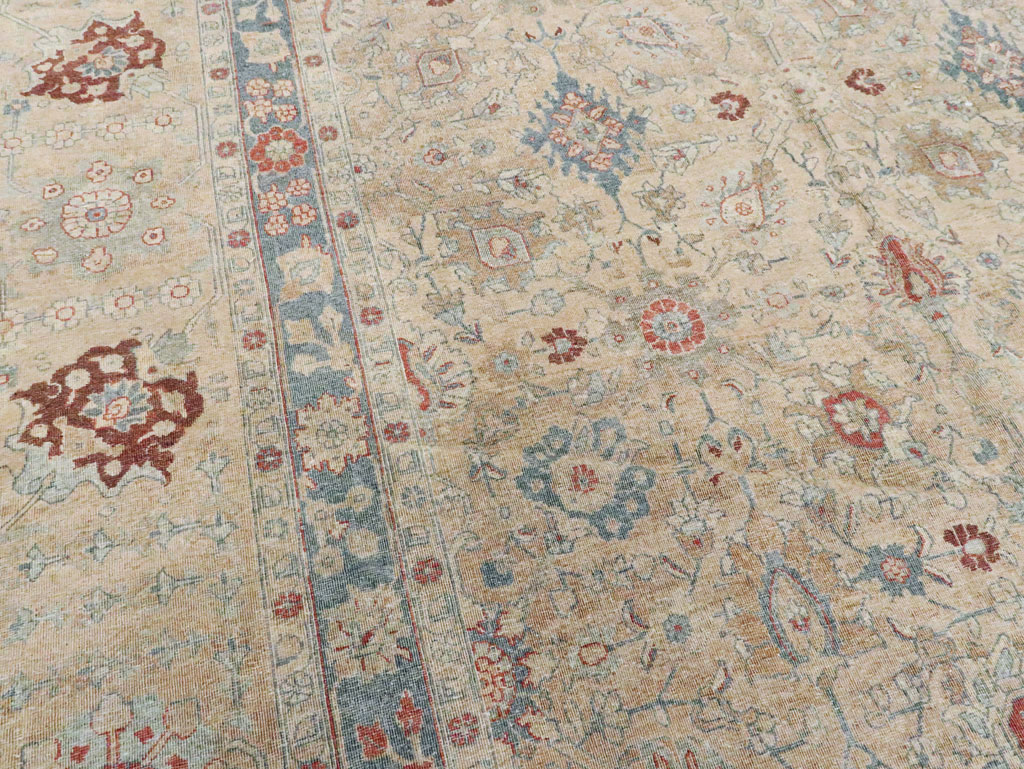 Antique Persian Tabriz Carpet, No.14615 - Gss