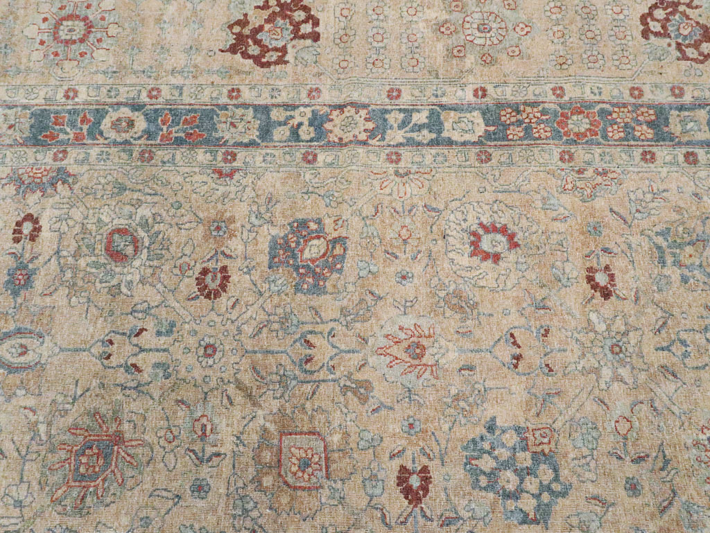Antique Persian Tabriz Carpet, No.14615 - Gss