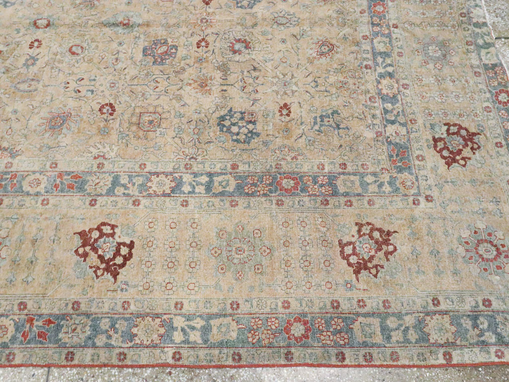 Antique Persian Tabriz Carpet, No.14615 - Gss