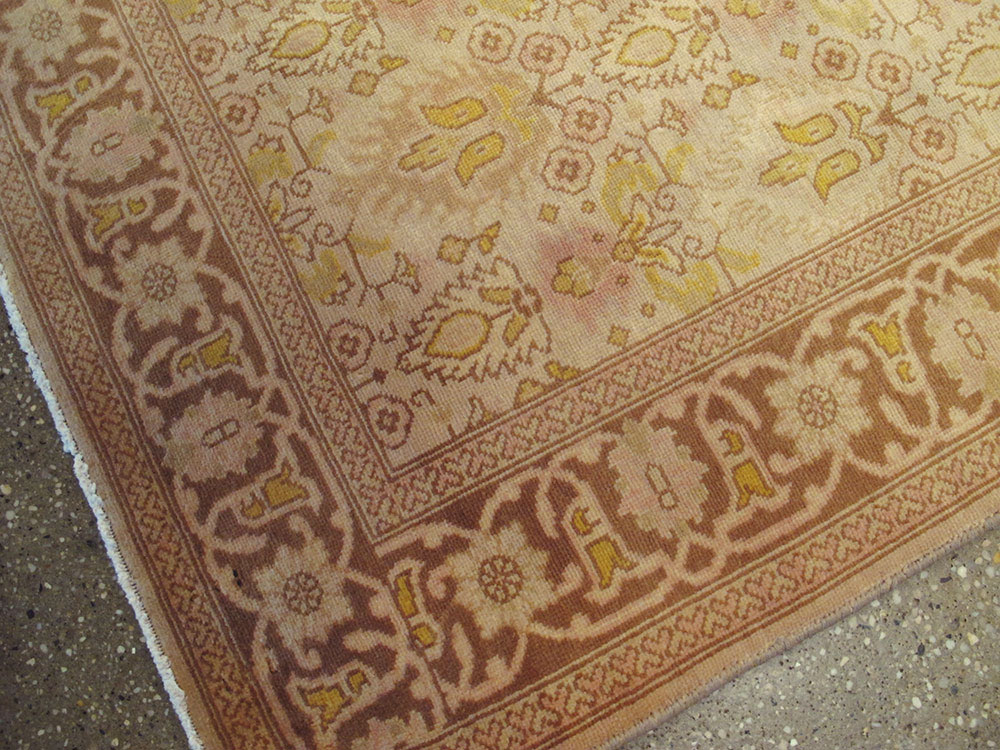 Vintage Persian Tabriz Runner, No.14626 - Gss
