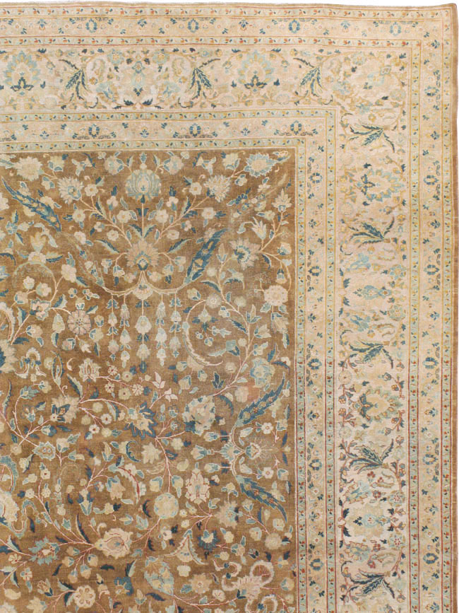 Antique Persian Tabriz Carpet, No.14630 - Gss