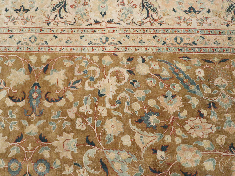 Antique Persian Tabriz Carpet, No.14630 - Gss
