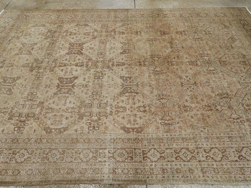 Vintage Persian Tabriz Carpet, No.14632 - Gss