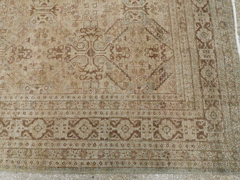 Vintage Persian Tabriz Carpet, No.14632 - Gss