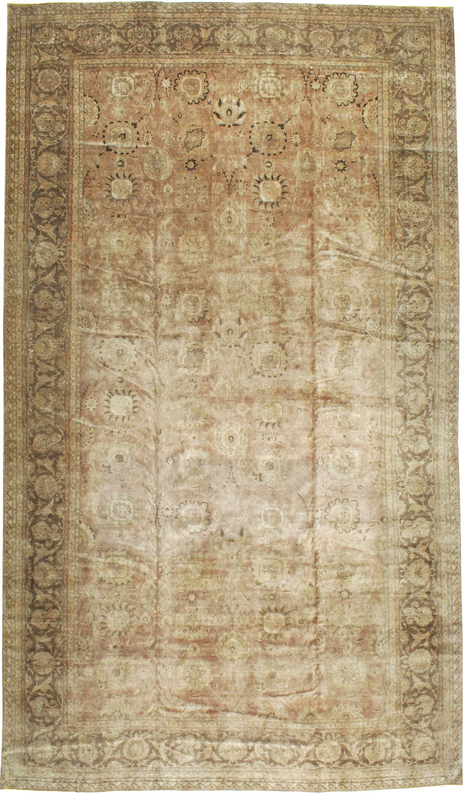 Antique Persian Tabriz Carpet, No.14636 - Gss