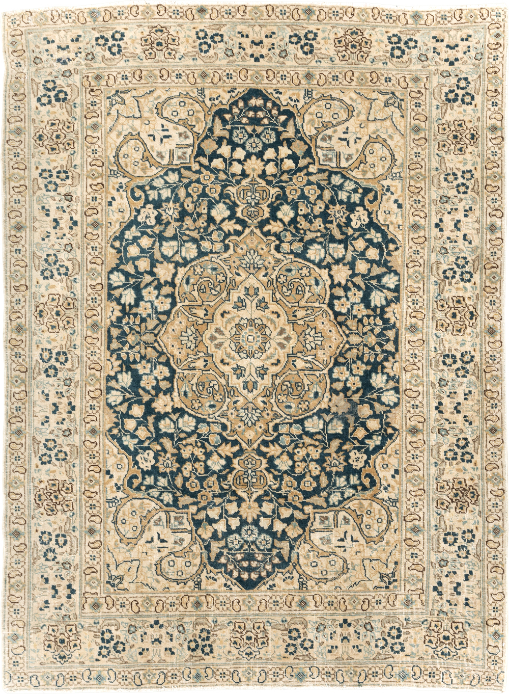 Antique Persian Tabriz Rug (Pair: 2 of 2), No.14638 - Gss