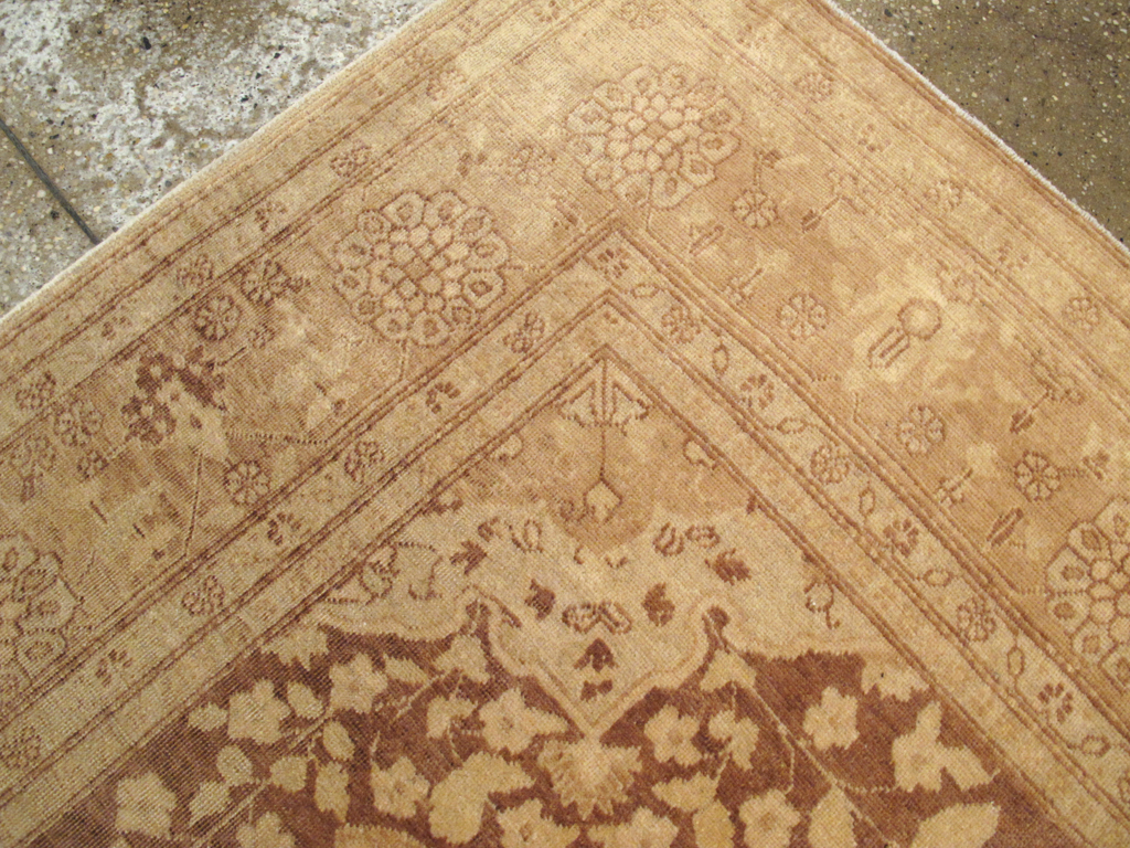 Antique Persian Tabriz Square Carpet, No.14643 - Gss