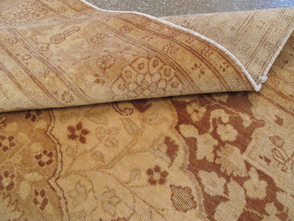 Antique Persian Tabriz Square Carpet, No.14643 - Gss