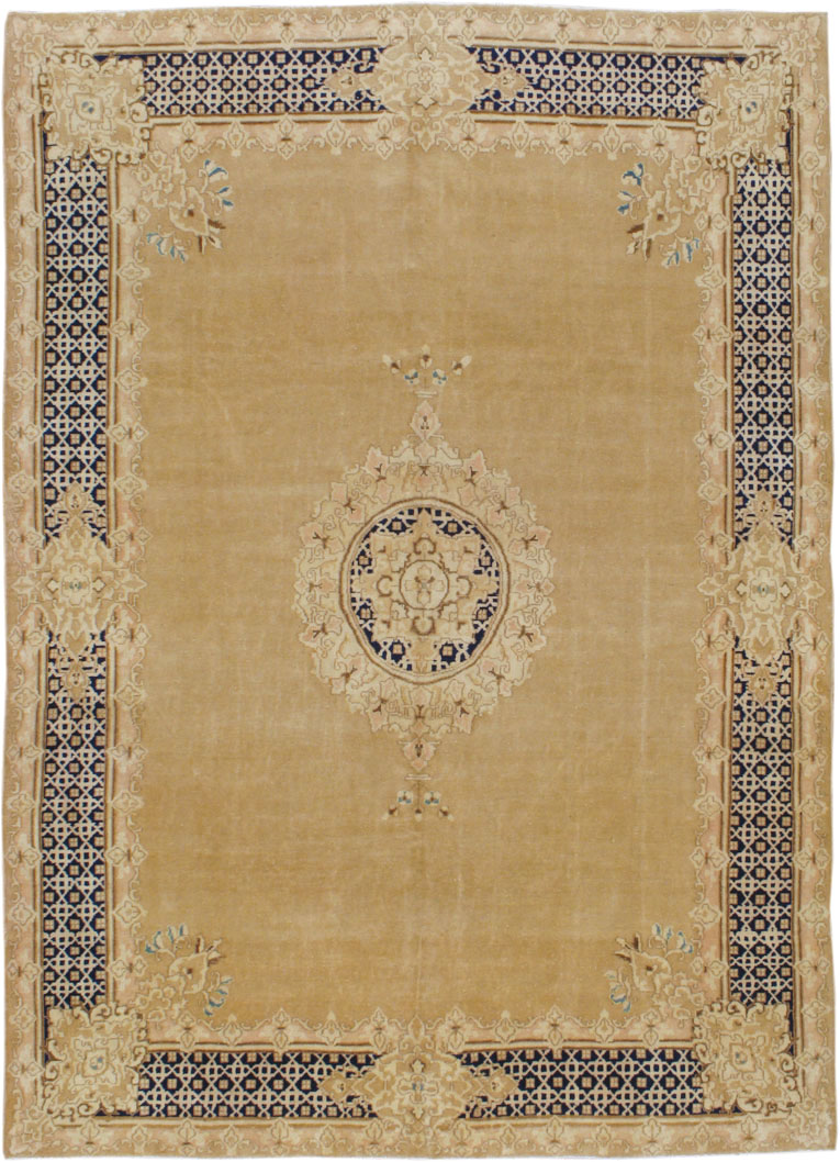 Vintage Persian Kerman Carpet, No.14663 - Gss